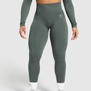 Gymshark Adapt Fleck Seamless Leggings - Slate Teal/Cargo Teal